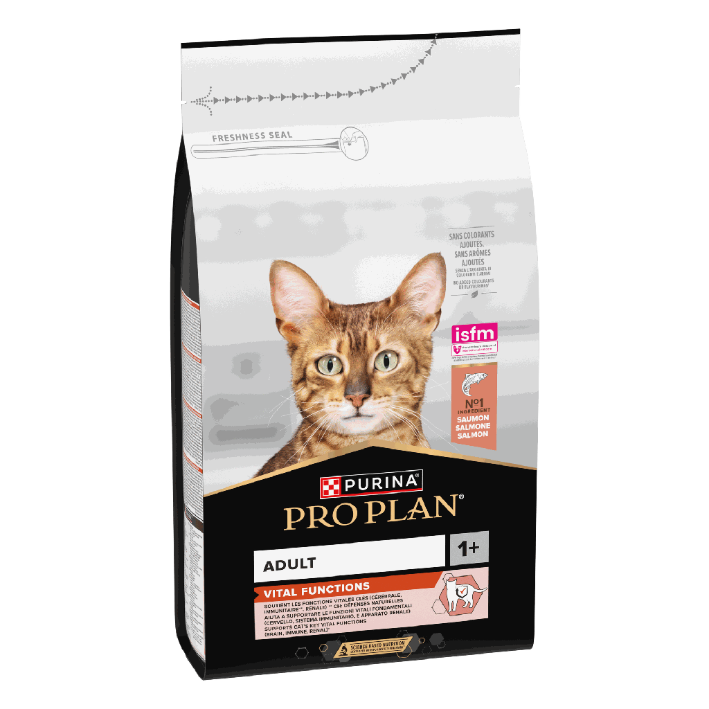 Pro Plan Vital Functions Dry Cat Food with Salmon 1.5Kg | Purina Pro Plan